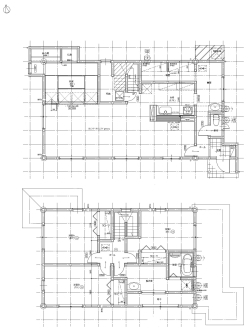 福井県勝山市の貸し戸建て住宅の平面図
